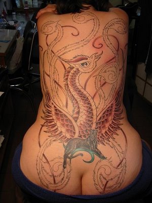  Collection of phoenix tattoo designs